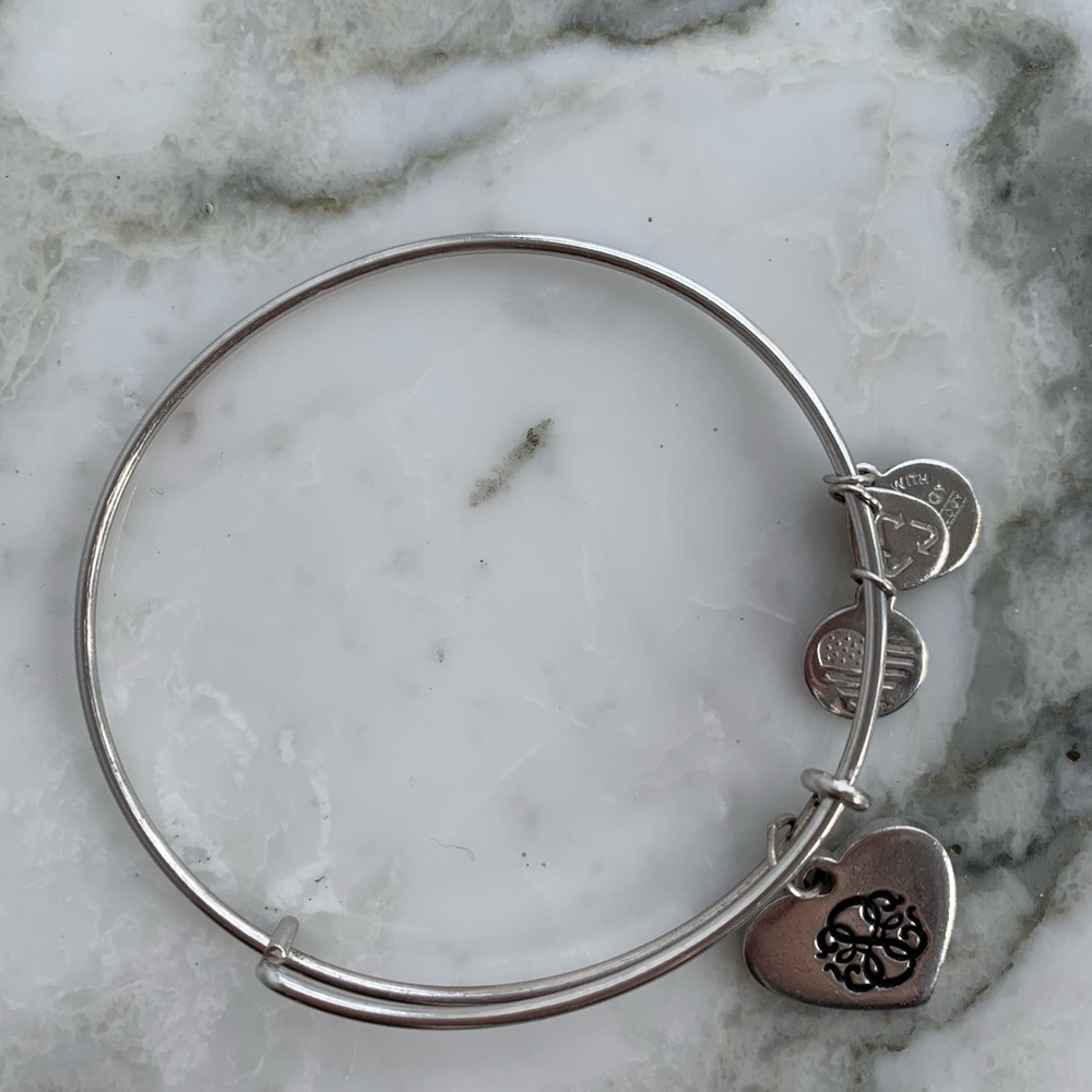 ALEX AND ANI path of life energy silver bracelet
